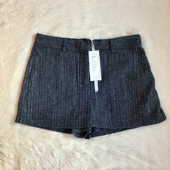 Dkny Pants - DKNY Textured Denim Jean Shorts
